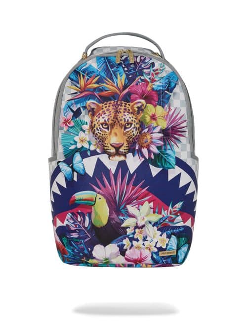 Cream Flowering Jungle Shark dlxsv Backpack
