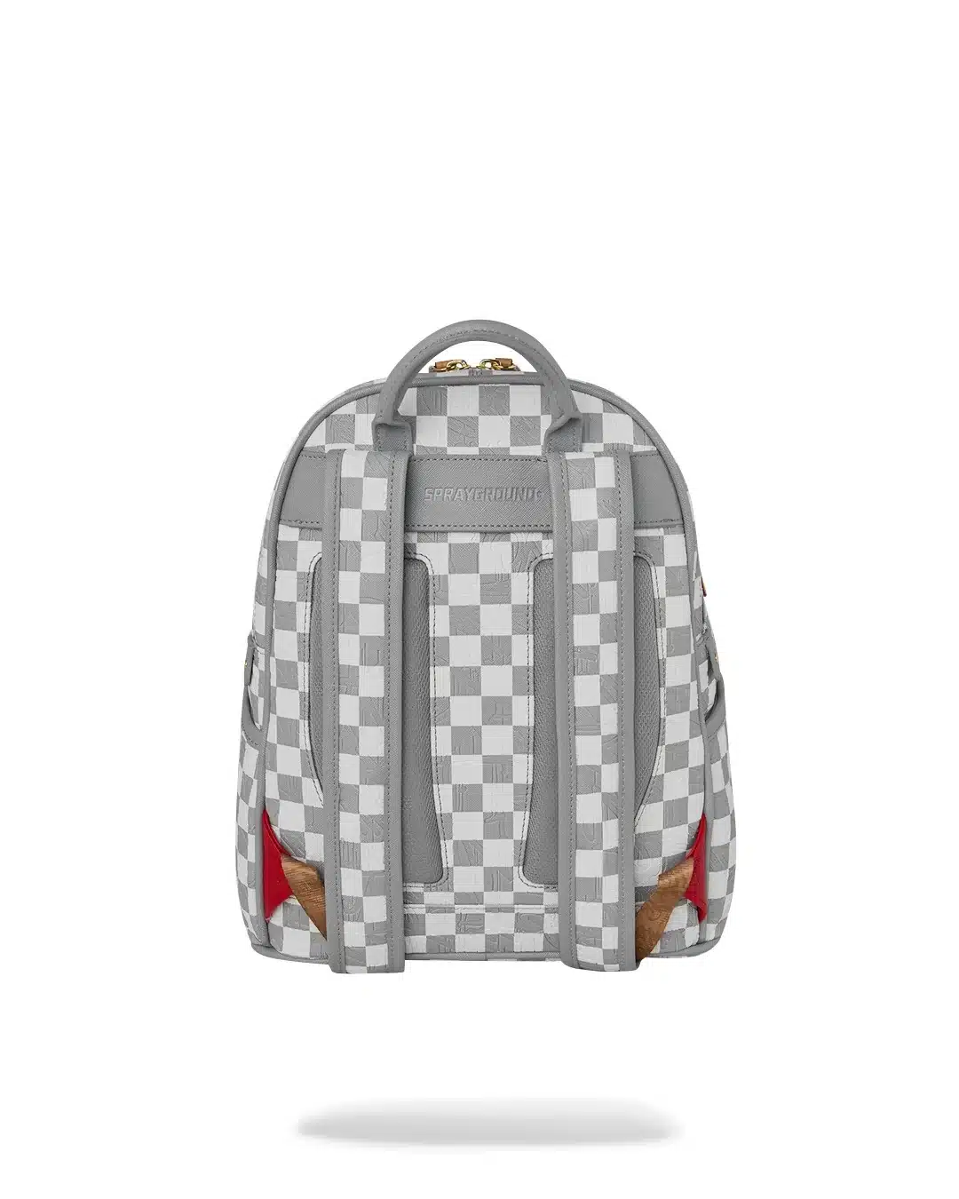 Embossed Cream Check Savage Backpack - immagine 3