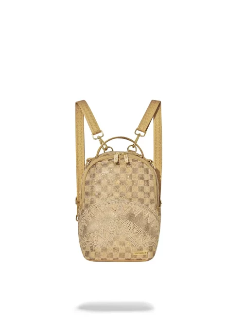 2 Tone Gold Trinity Mini Backpack